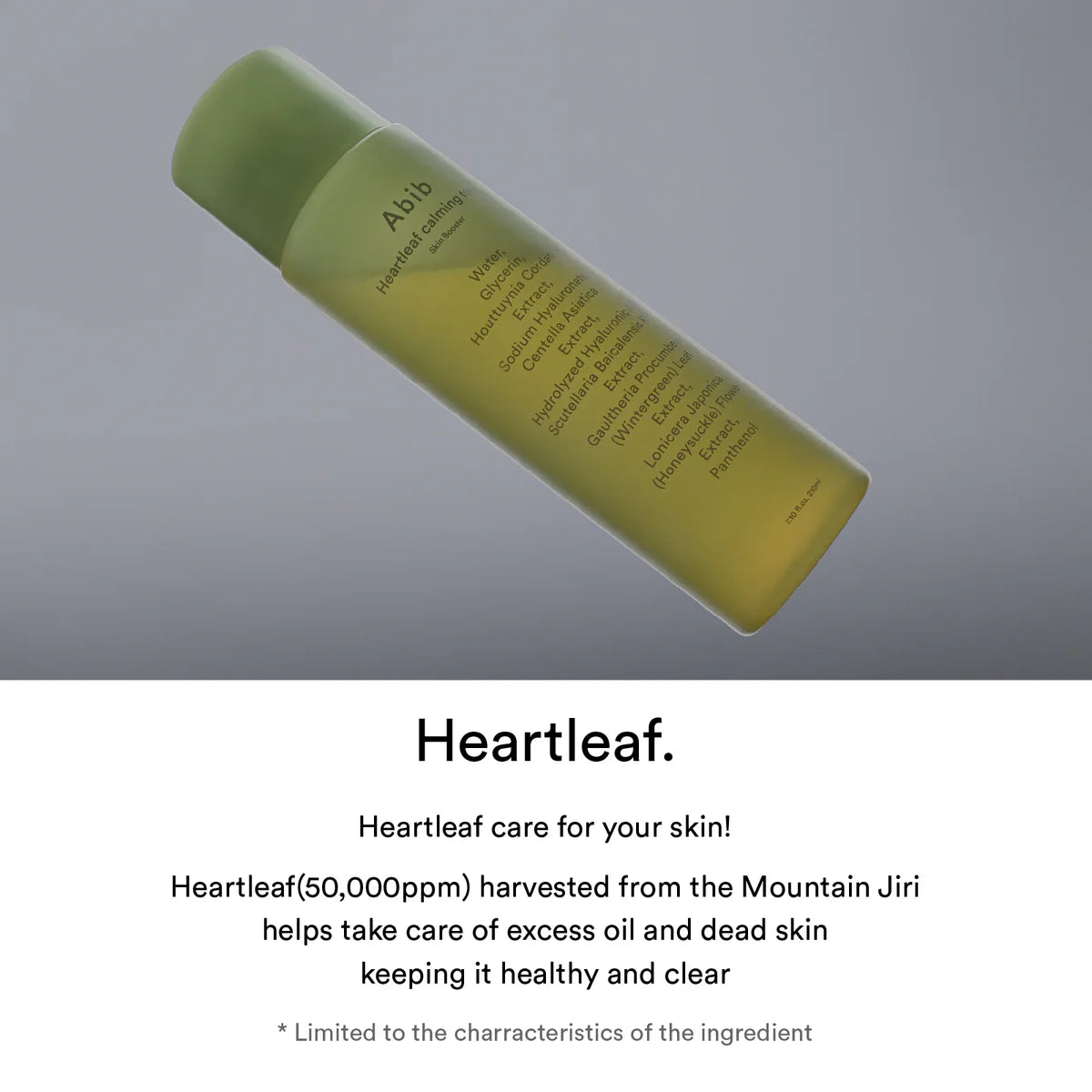 Heartleaf Calming Toner – Skin Booster (200 ml)