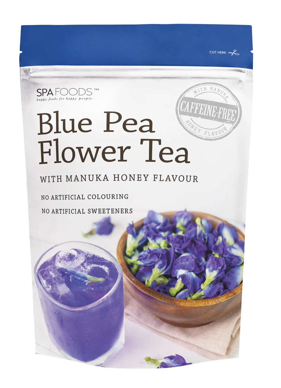 Blue Pea Flower Tea (with Manuka Honey)