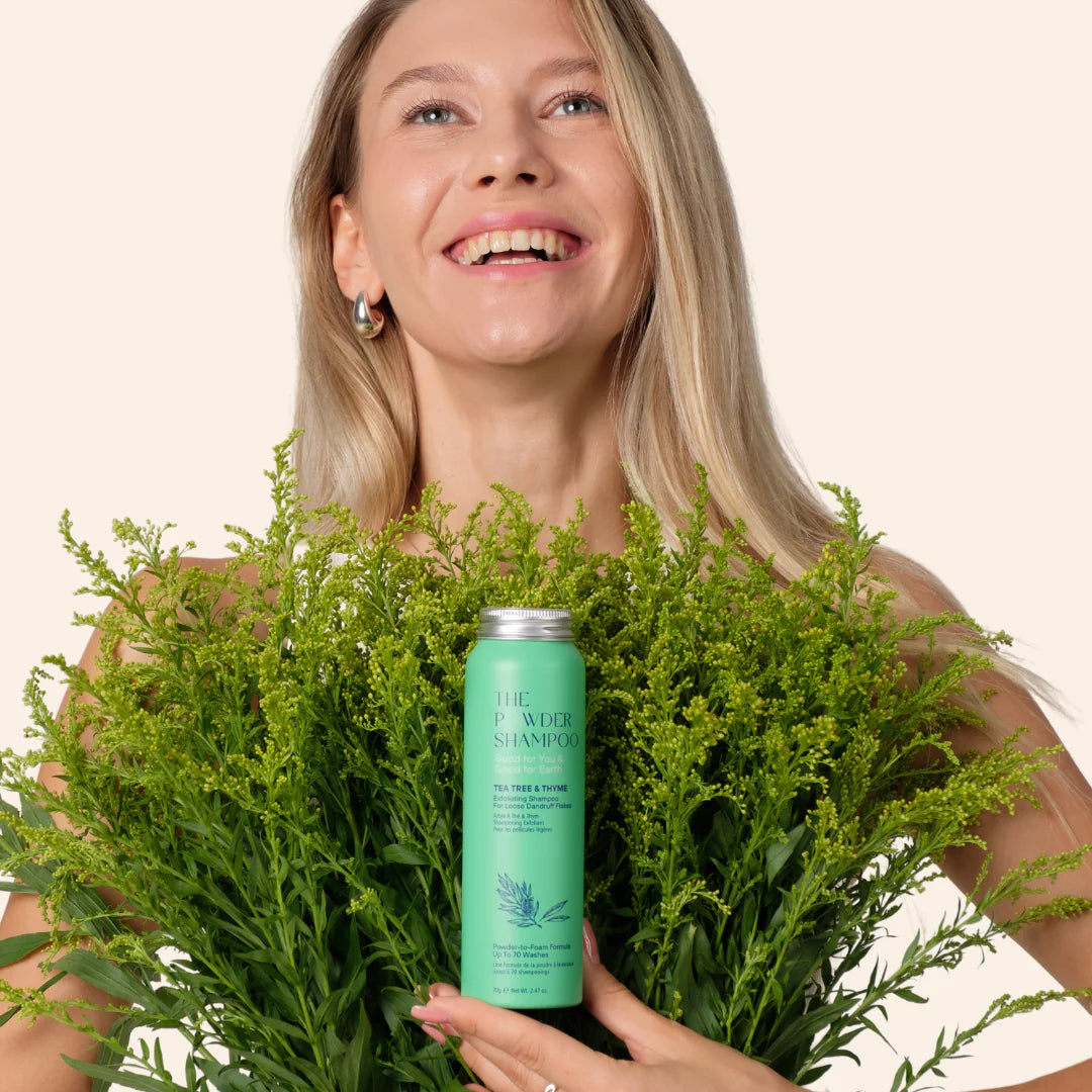 Exfoliating Shampoo For Loose Dandruff Flakes Tea Tree & Salicylic Acid