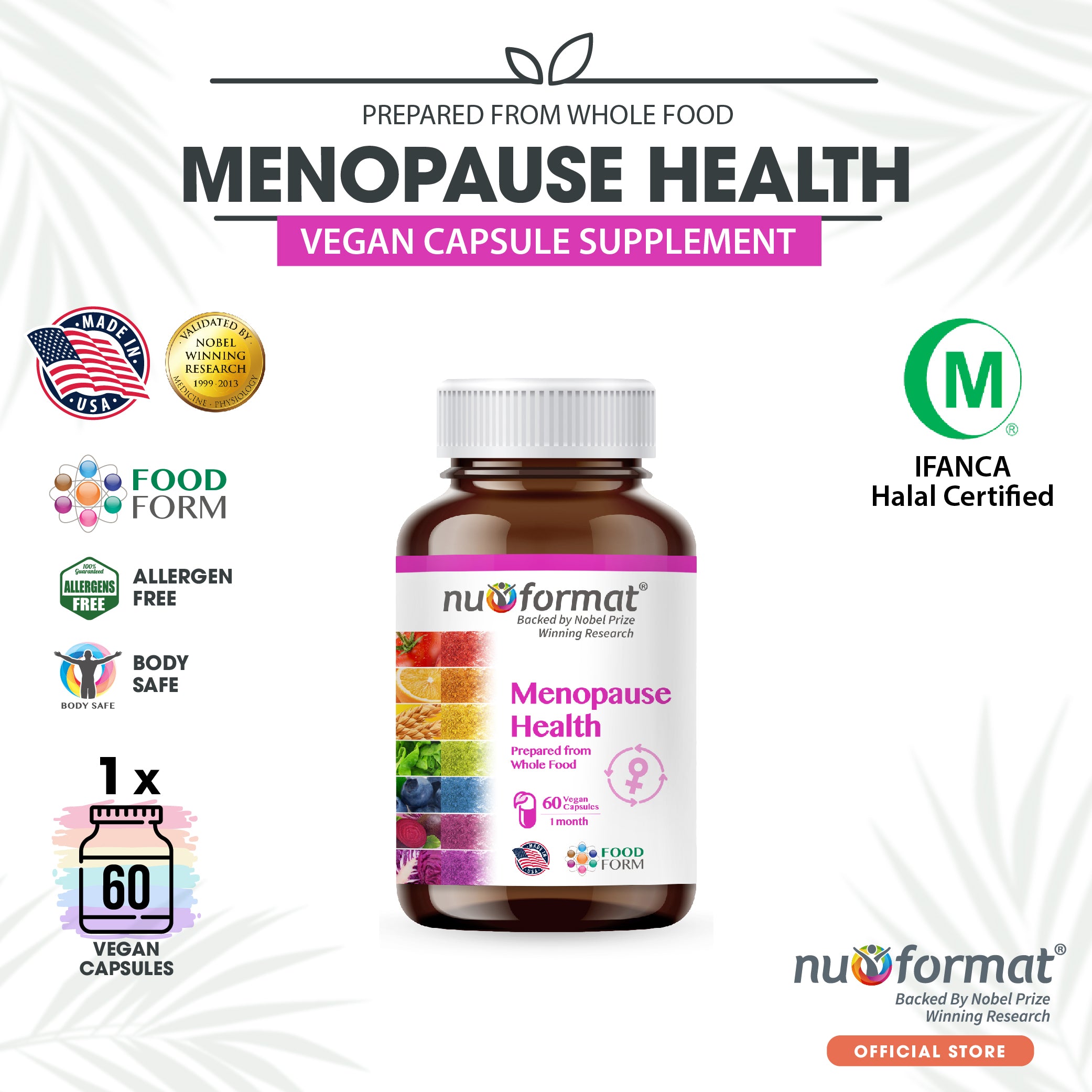 Nu-Format Menopause Health (60 capsules)