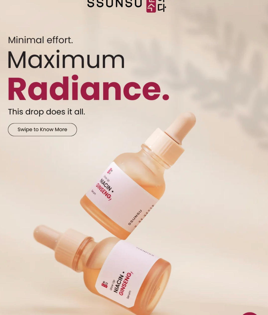 Glow up Niacin Ginseng Serum