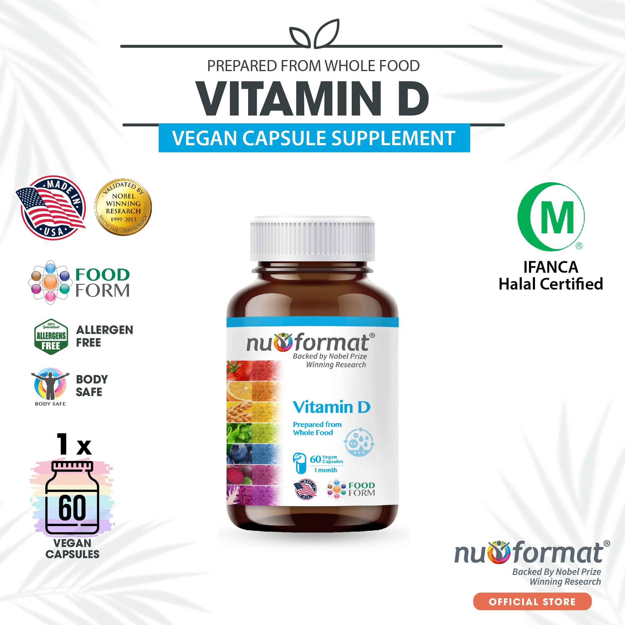 Nu-Format Vitamin D (60 capsules)