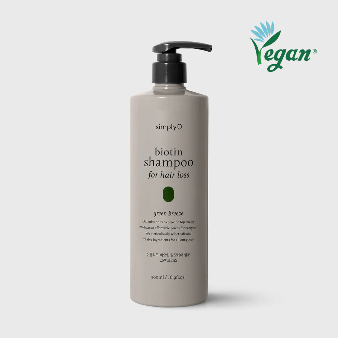 Biotin Shampoo For Hair Loss (Green Breeze)
