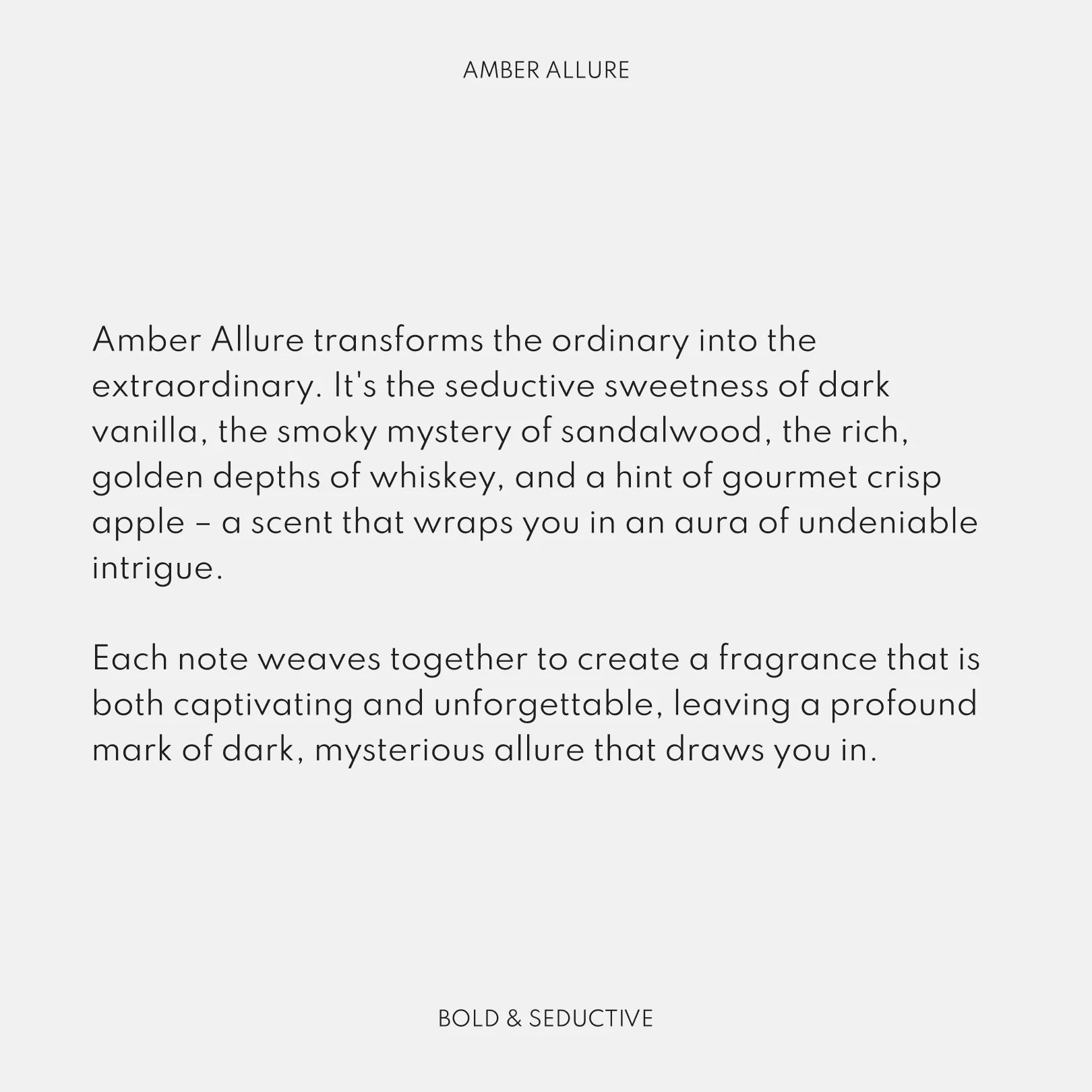 Amber Allure