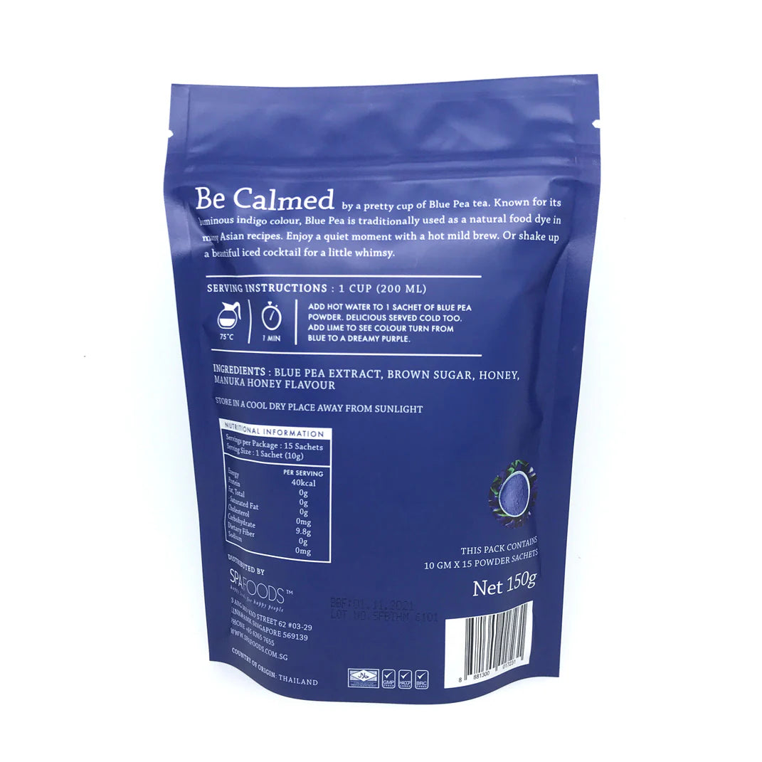 Blue Pea Flower Tea (with Manuka Honey)